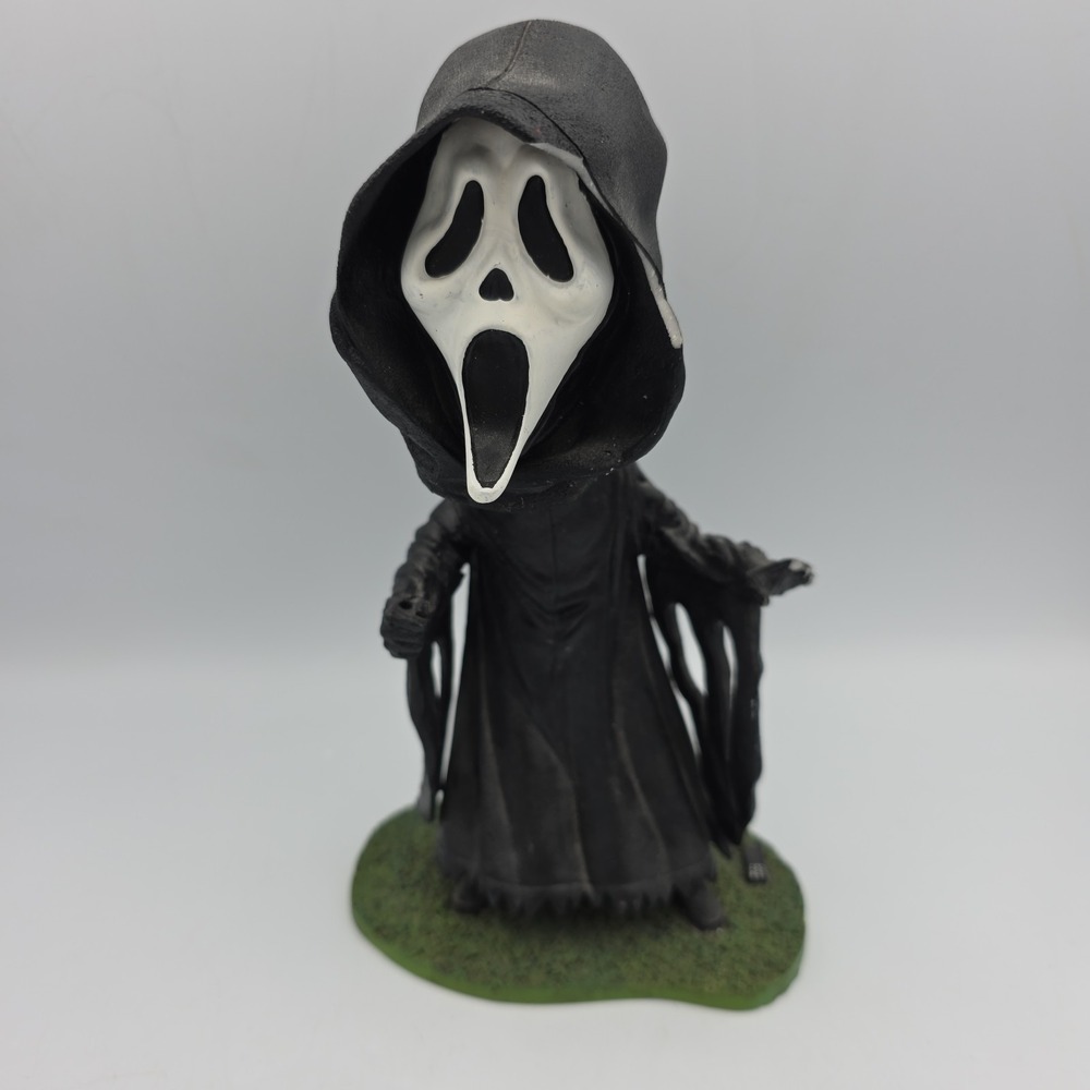Neca Extreme Head Knockers Bobblehead, Ghost Face, Scream 4 Damaged See Pics